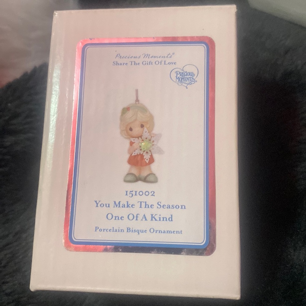 October dish*tissue box cover+❄️ ornament 3.5x2”👗 - Picture 4 of 16